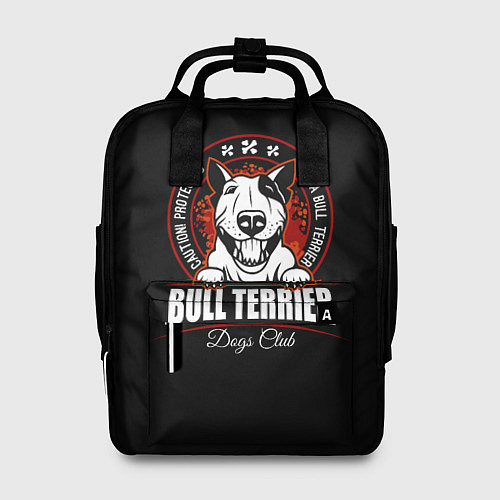 Женский рюкзак Бультерьер Bull Terrier / 3D-принт – фото 1