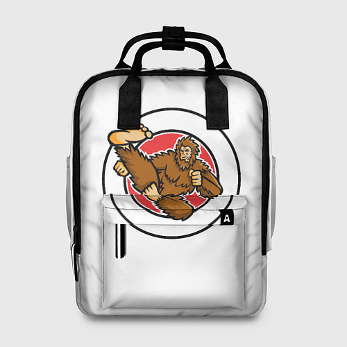 Женский рюкзак Тхэквондо Кинг Конг - Обезьяна Занимается Боевыми / 3D-принт – фото 1