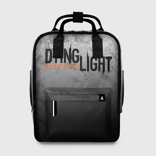 Женский рюкзак DYING LIGHT ТРЕЩИНЫ GOOD NIGHT AND GOOD LUCK / 3D-принт – фото 1