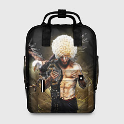 Рюкзак женский Хабиб Нурмагомедов с орлом, цвет: 3D-принт