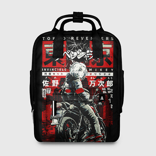 Женский рюкзак Непобедимый Майки на байке токийские мстители / 3D-принт – фото 1