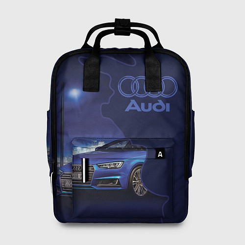 Женский рюкзак AUDI лого / 3D-принт – фото 1