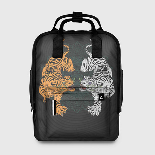 Женский рюкзак Два тигра / 3D-принт – фото 1