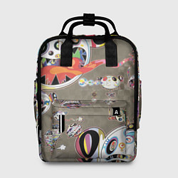 Рюкзак женский Арт Монстров, цвет: 3D-принт