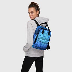 Рюкзак женский Неоновые 3D ПЛИТЫ, цвет: 3D-принт — фото 2