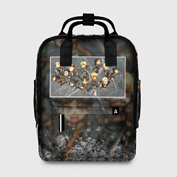 Рюкзак женский Атака титанов Picture, цвет: 3D-принт