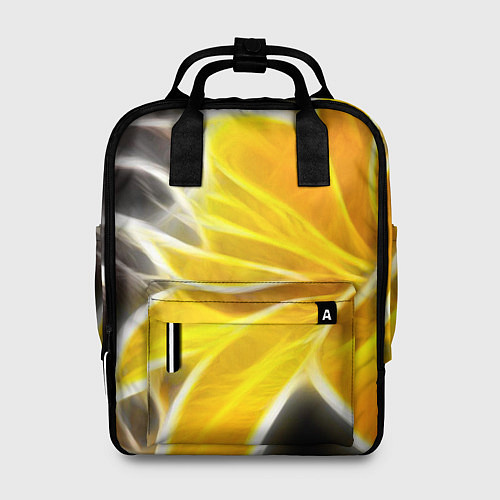Женский рюкзак Желтый летний цветок / 3D-принт – фото 1