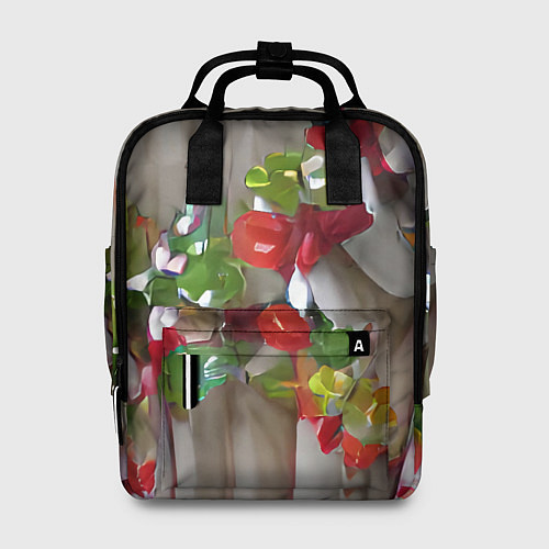 Женский рюкзак Зимние ягоды / 3D-принт – фото 1