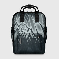 Рюкзак женский Серый - коллекция Лучи - Хуф и Ся, цвет: 3D-принт