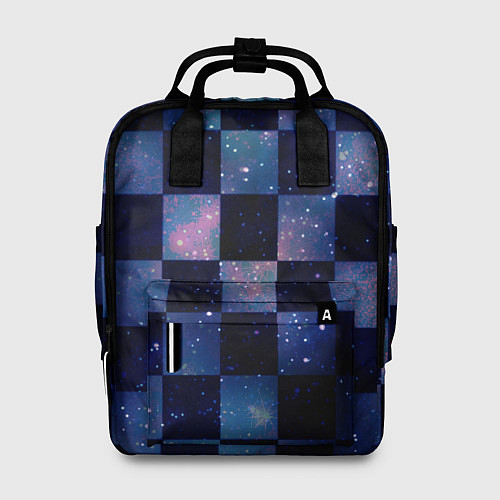 Женский рюкзак Space Neon Neon Chessboard / 3D-принт – фото 1