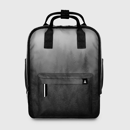 Женский рюкзак ТУМАННЫЙ ЛЕС - МРАЧНЫЙ / 3D-принт – фото 1