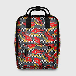 Рюкзак женский Спидвей Гонки, цвет: 3D-принт