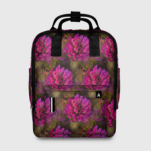 Женский рюкзак Полевые цветы паттерн / 3D-принт – фото 1