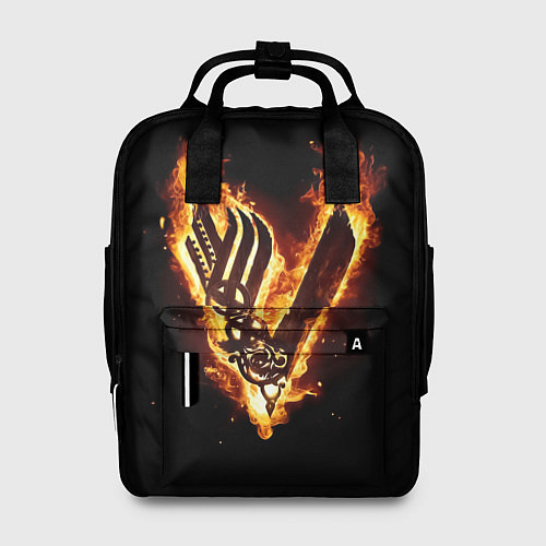 Женский рюкзак Викинги: Вальхалла, логотип / 3D-принт – фото 1