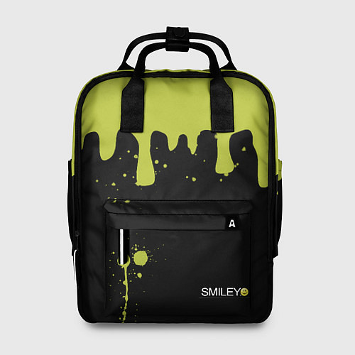 Женский рюкзак Smiley Смайл Брызги / 3D-принт – фото 1