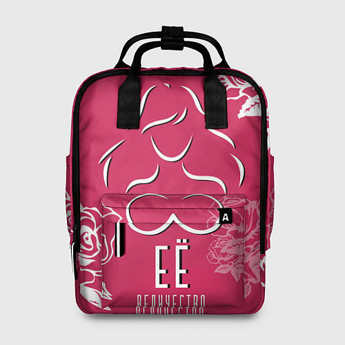 Женский рюкзак Её величество Розы / 3D-принт – фото 1