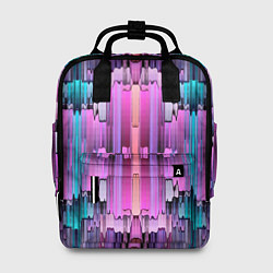 Рюкзак женский Калейдоскоп абстракции, цвет: 3D-принт