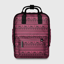 Рюкзак женский Узор - Котики, цвет: 3D-принт