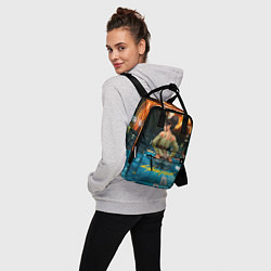 Рюкзак женский Panam сзади Cyberpunk2077, цвет: 3D-принт — фото 2