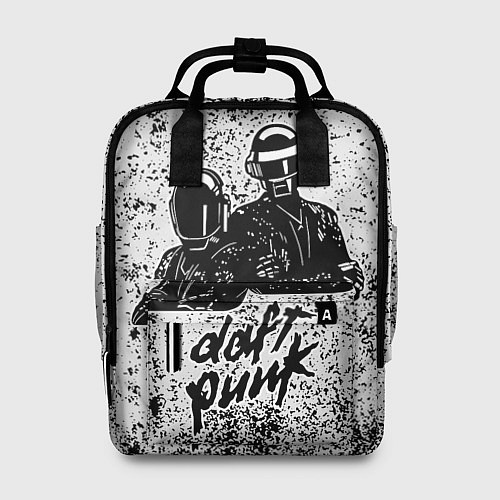Женский рюкзак Daft Punk B&W / 3D-принт – фото 1
