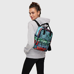 Рюкзак женский Лоскуты Бандан, цвет: 3D-принт — фото 2
