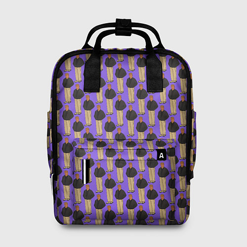 Женский рюкзак Свидетель из Фрязино фиолетовый / 3D-принт – фото 1