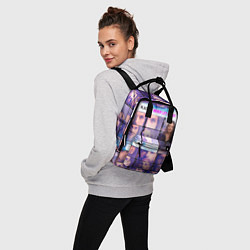 Рюкзак женский Placebo - экраны, цвет: 3D-принт — фото 2
