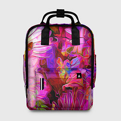 Рюкзак женский Красочный цветочный паттерн Floral pattern, цвет: 3D-принт