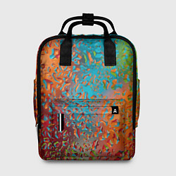 Рюкзак женский Капли на стекле Vanguard pattern, цвет: 3D-принт