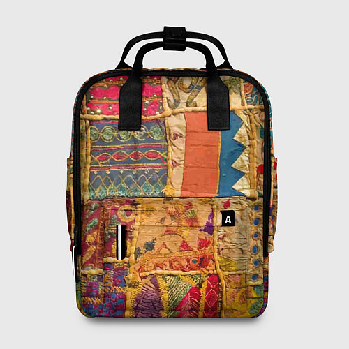 Женский рюкзак Пэчворк Лоскутное одеяло Patchwork Quilt / 3D-принт – фото 1