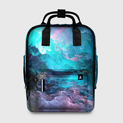 Рюкзак женский МОРСКОЙ ШТОРМ, цвет: 3D-принт