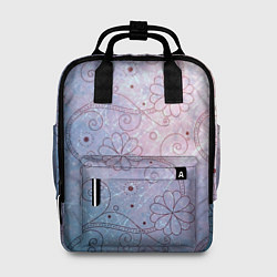 Рюкзак женский Градиентный вьюнок, цвет: 3D-принт