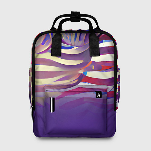Женский рюкзак Красочные полосы / 3D-принт – фото 1