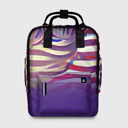 Рюкзак женский Красочные полосы, цвет: 3D-принт