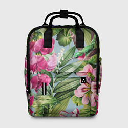 Рюкзак женский Цветы Эдема, цвет: 3D-принт