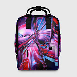 Рюкзак женский Авангардная футуристическая композиция Абстракция, цвет: 3D-принт