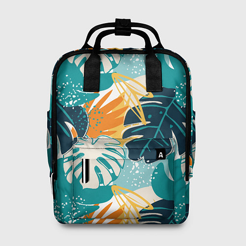 Женский рюкзак Летние зелёные тропики Пальма Tropical / 3D-принт – фото 1