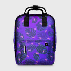 Рюкзак женский Неоновый Chill и пальмовые листья, цвет: 3D-принт