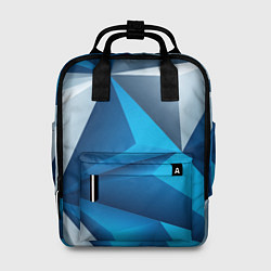 Рюкзак женский Авангардная пирамидальная композиция, цвет: 3D-принт