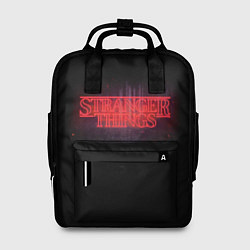 Рюкзак женский С логотипом Stranger Things, цвет: 3D-принт