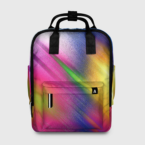 Женский рюкзак Абстрактный разноцветный текстурированный фон / 3D-принт – фото 1