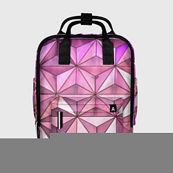 Рюкзак женский Треугольная стена, цвет: 3D-принт