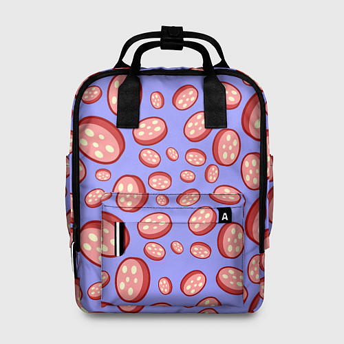 Женский рюкзак Колбасный дождь / 3D-принт – фото 1