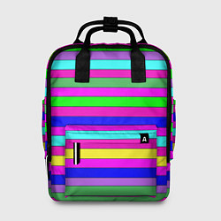 Женский рюкзак Multicolored neon bright stripes