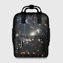 Рюкзак женский NASA: Скопление Галактик, цвет: 3D-принт