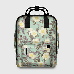 Рюкзак женский Цветы Дикий Шиповник, цвет: 3D-принт