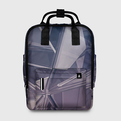 Женский рюкзак Стеклянная мозаика / 3D-принт – фото 1
