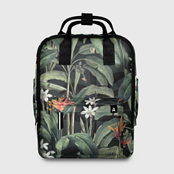 Рюкзак женский Цветы Зелёных Джунглей, цвет: 3D-принт