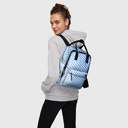 Рюкзак женский Растровая растяжка - паттерн, цвет: 3D-принт — фото 2