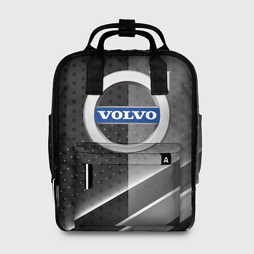 Женский рюкзак Volvo Карбон абстракция / 3D-принт – фото 1